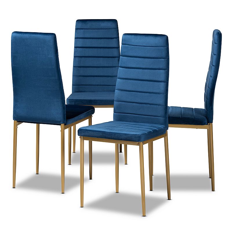 Baxton Studio Armand Dining Chair 4-piece Set