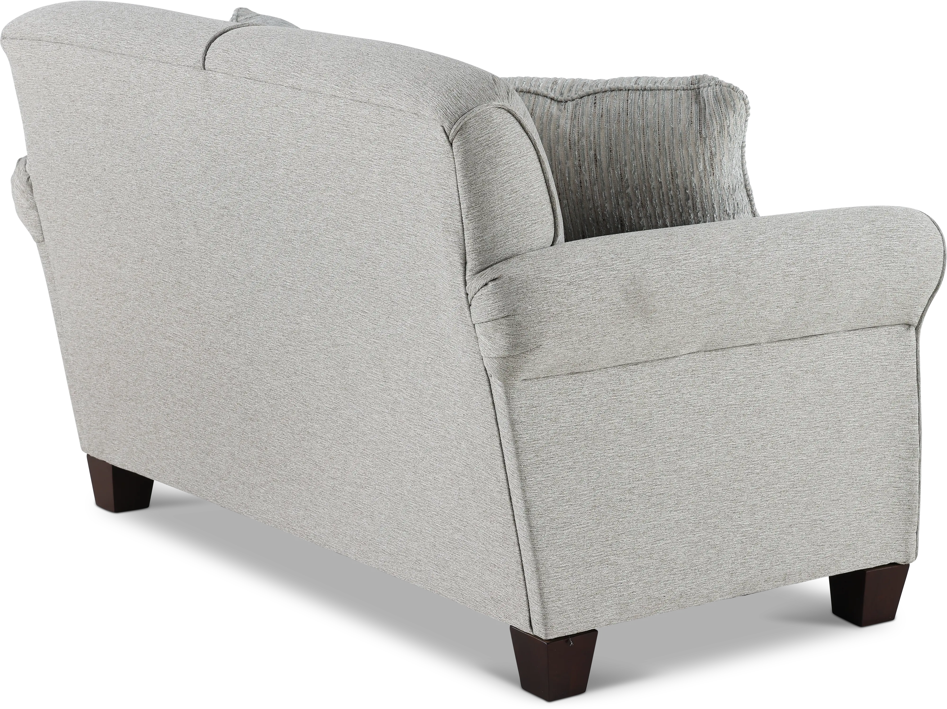 Titan Silver Gray Loveseat