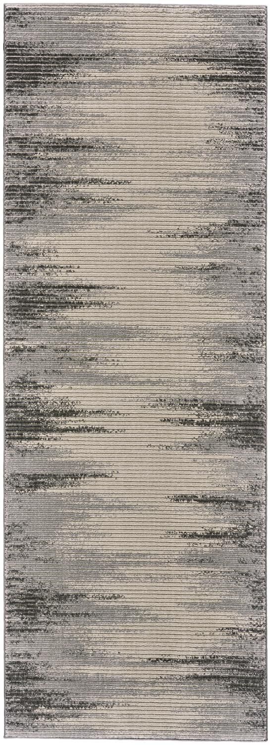 Plaza Ivory and Gray Rug by BD Fine