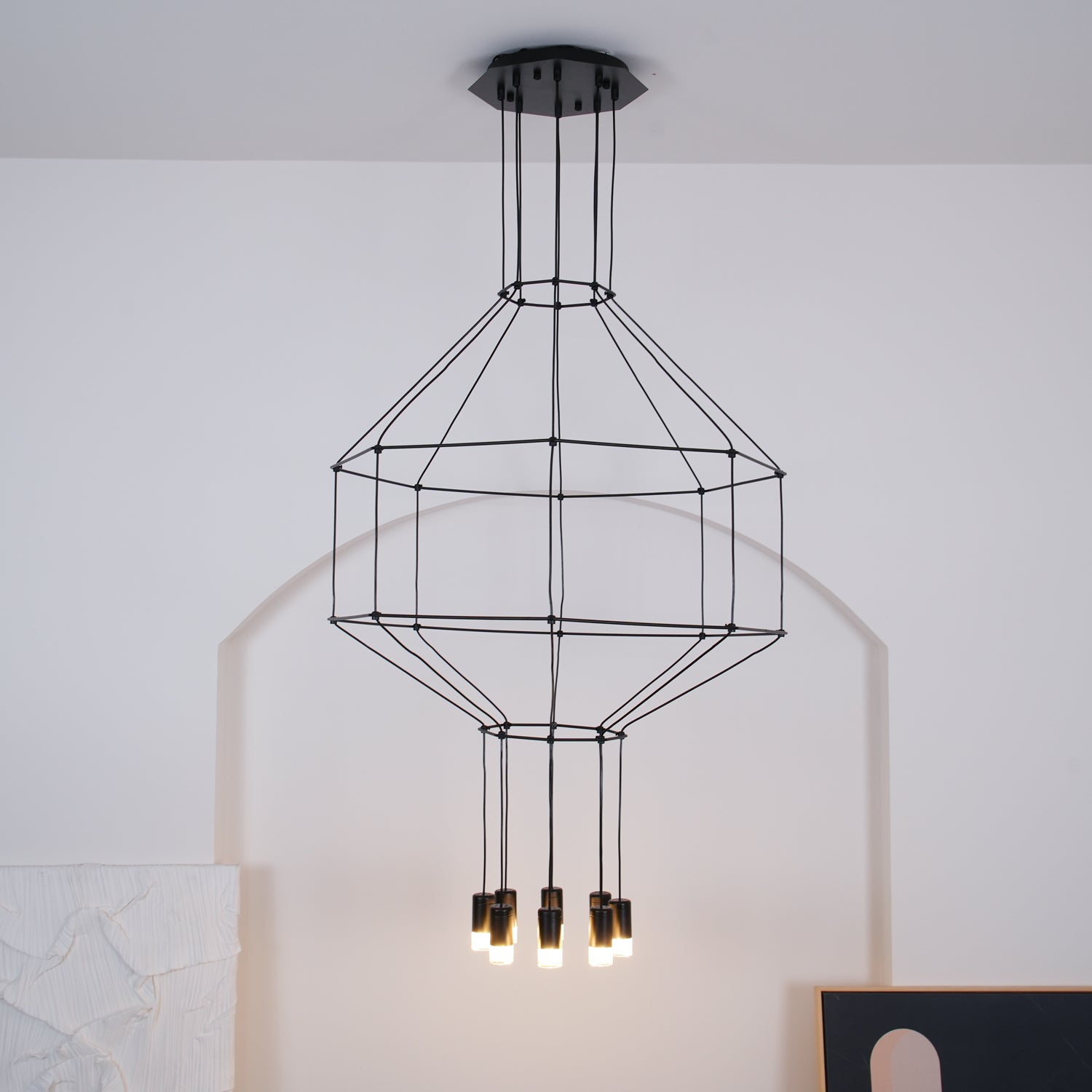 Geometric Lines Pendant Lamp