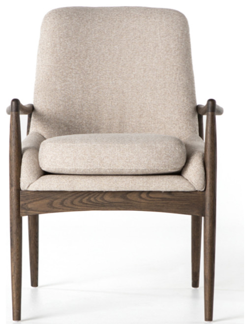 Bradley Dining Arm Chair   Midcentury   Dining Chairs   by Marco Polo Imports  Houzz