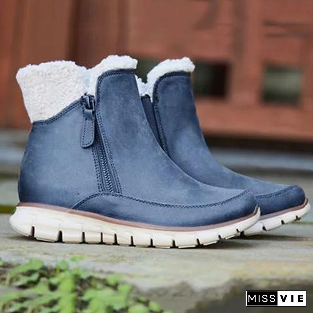 Casual Pu Winter Boots