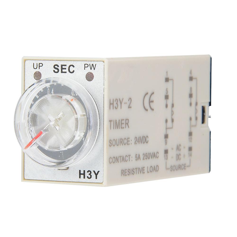 Time Relay 24v Dc， H3y-2 Delay Timer， Time Control Switch 6s