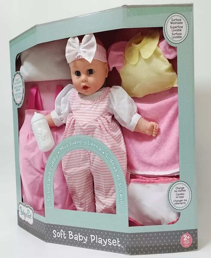 Babys First by Nemcor Soft Baby Doll Playset