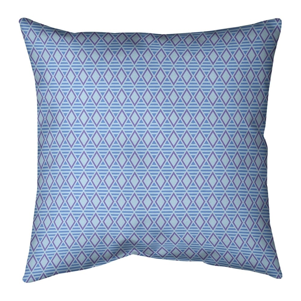 Porch   Den Haide Geometric Diamonds Throw Pillow