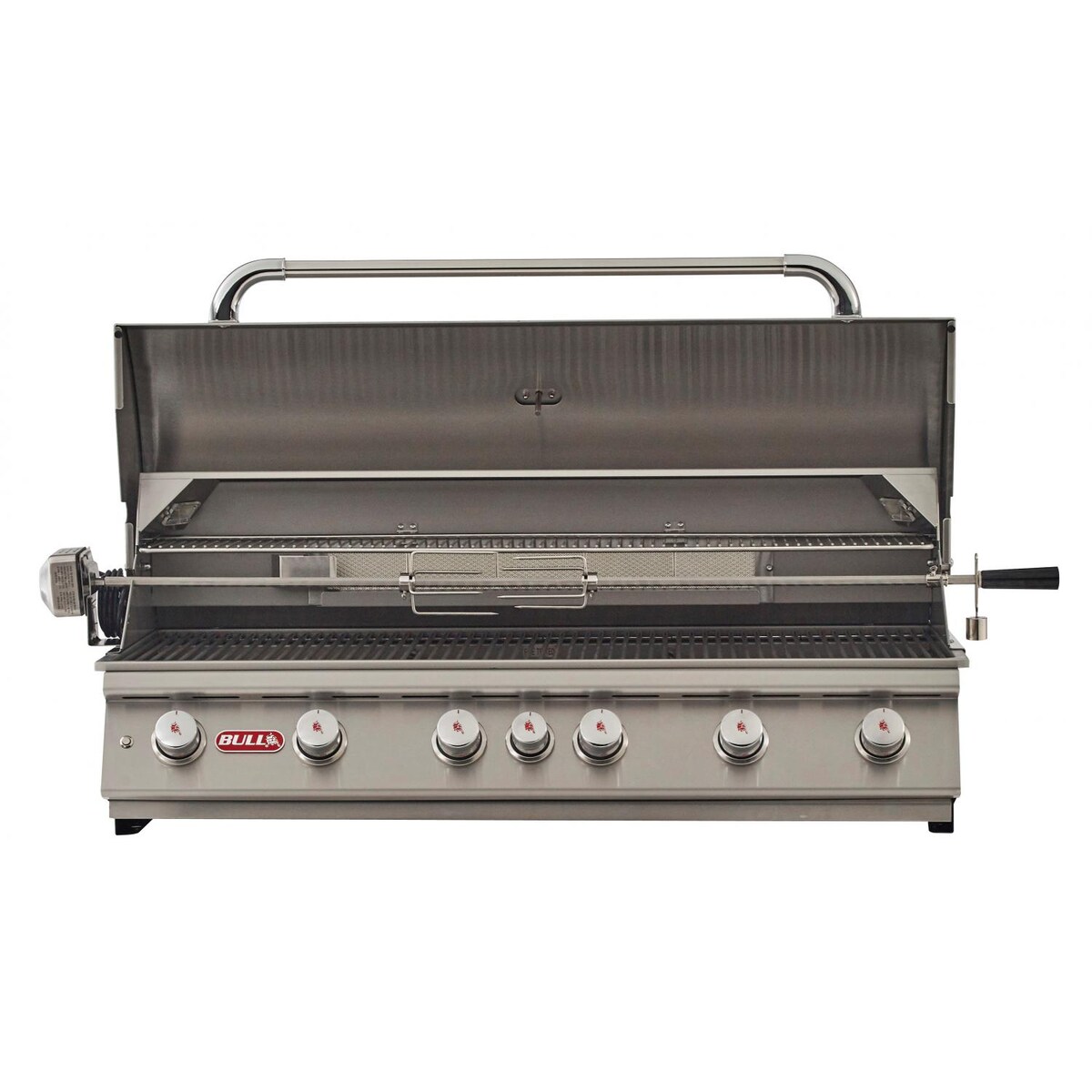 Bull Diablo 46-Inch 6-Burner Built-In Natural Gas Grill With Rotisserie