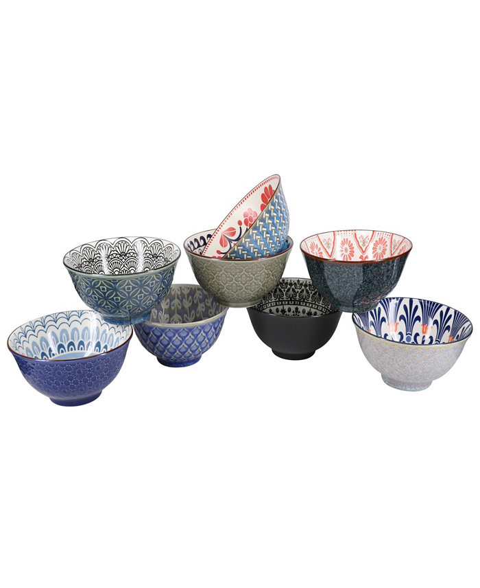 BIA Cordon Bleu Ooh LaLa Mix and Match 23 Ounce Bowls Set of 8