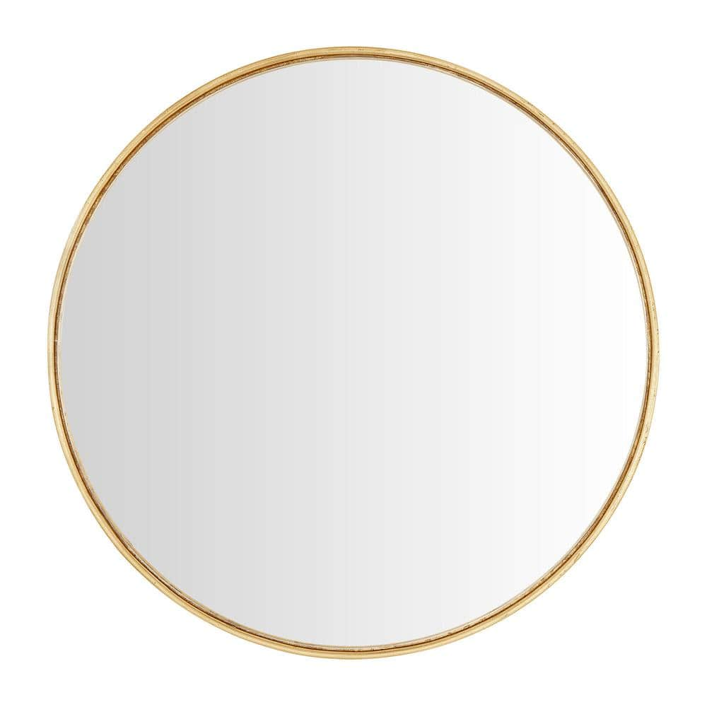 Home Decorators Collection Round Convex Mirror in Gold (24 in. D) H5-MH-240