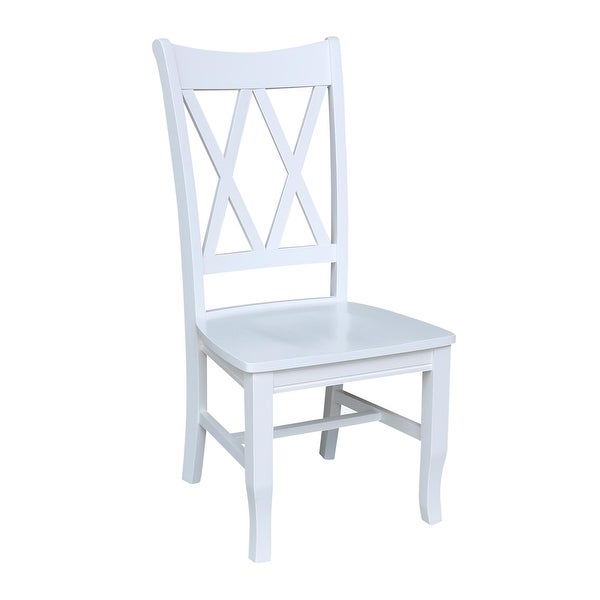 Double XX Solid Wood Chairs - Set of Two