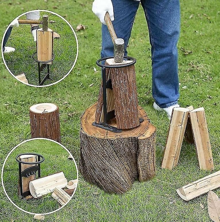 Log Splitter Duty Cast Iron Log Splitter Log Splitter Log Splitter Firewood Splitter For Lighting Firewood For Home， Outdoor