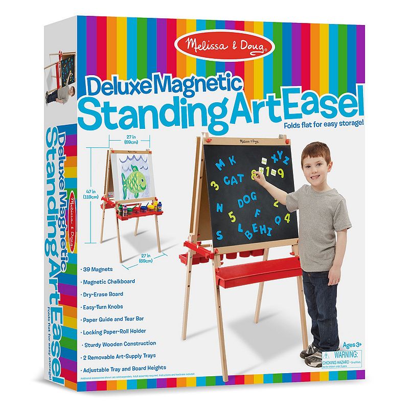 Melissa and Doug Deluxe Magnetic Standing Art Easel