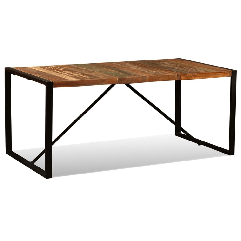 vidaXL Dining Table Solid Reclaimed Wood 70.9\