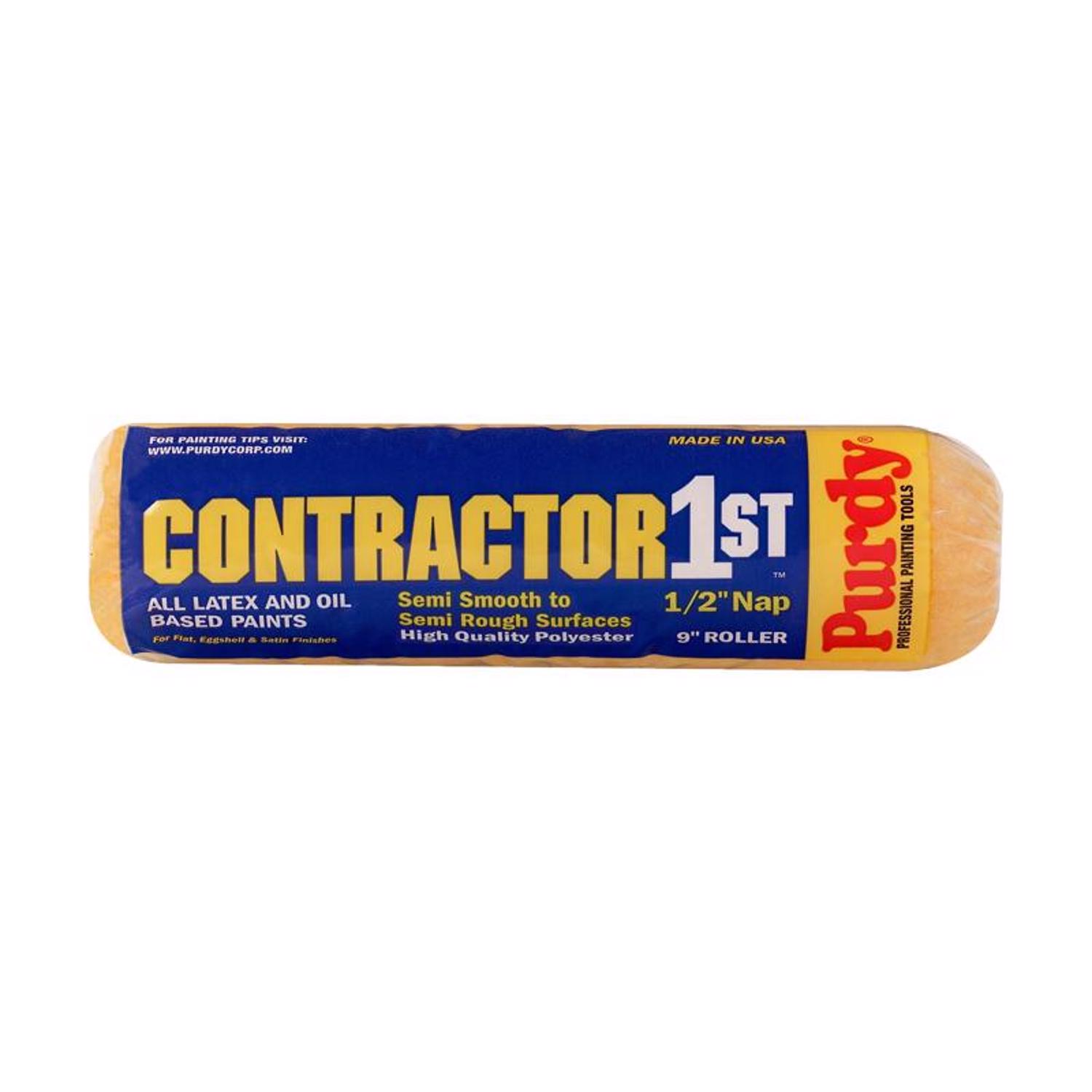 Purdy Contractor 1st Polyester 9 in. W X 1/2 in. Paint Roller Cover 1 pk