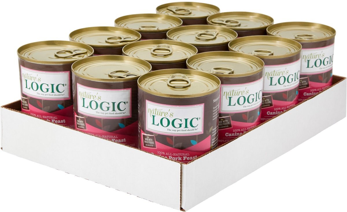 Nature's Logic Canine Pork Feast All Life Stages Grain-Free Canned Dog Food