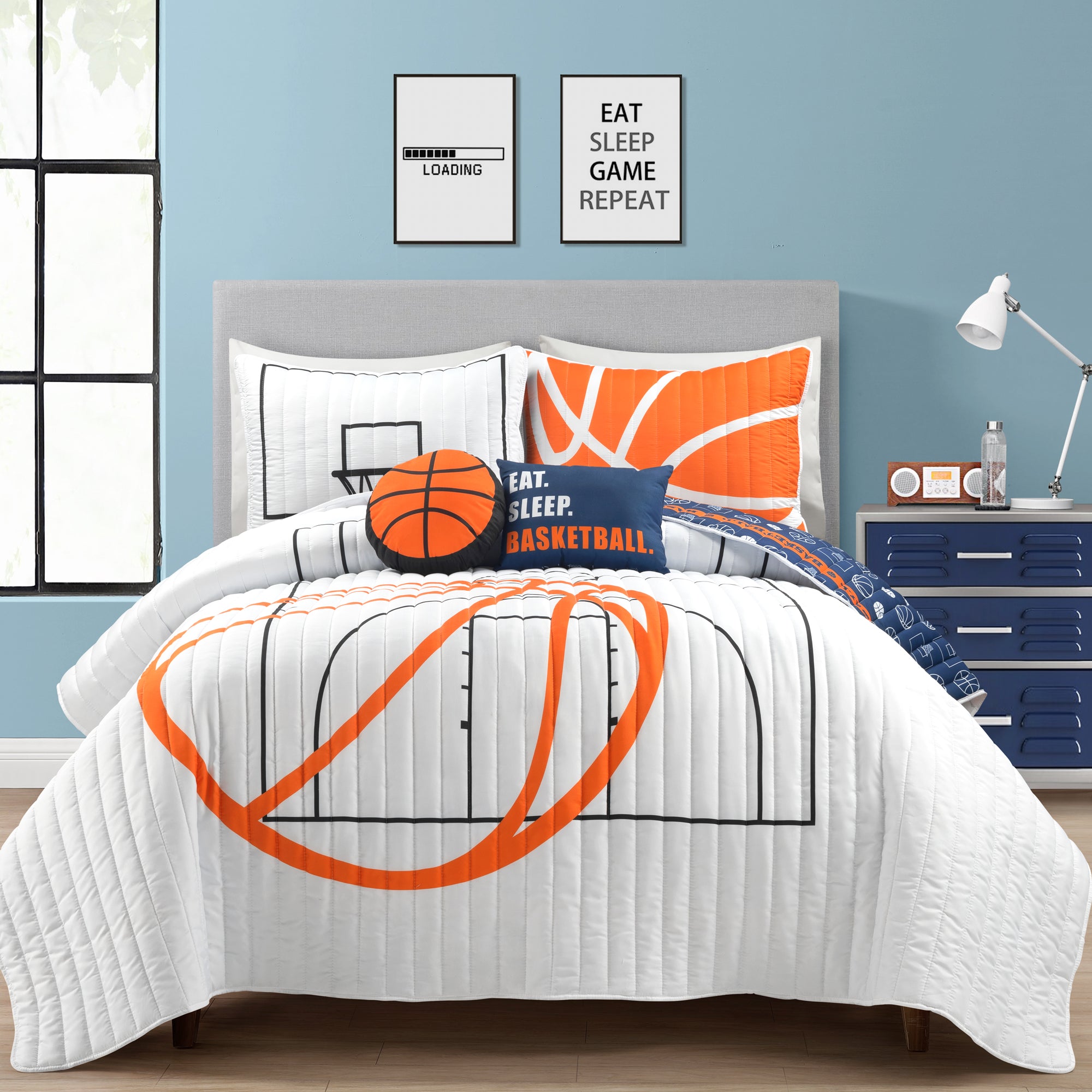 Basketball Game Quilt Set