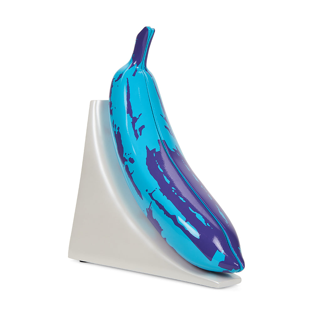 Andy Warhol 10” Lustre Gloss Resin Bookends - Blue Banana (PRE-ORDER)