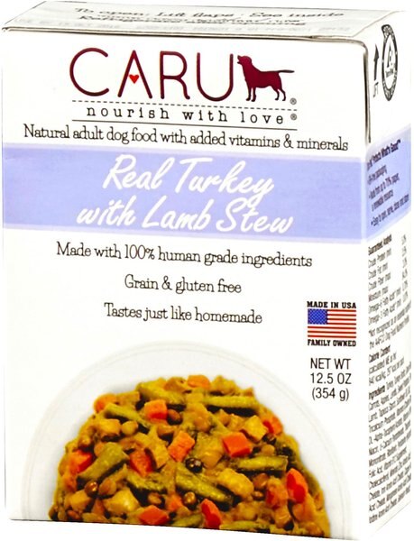 Caru Real Turkey with Lamb Stew Grain-Free Wet Dog Food