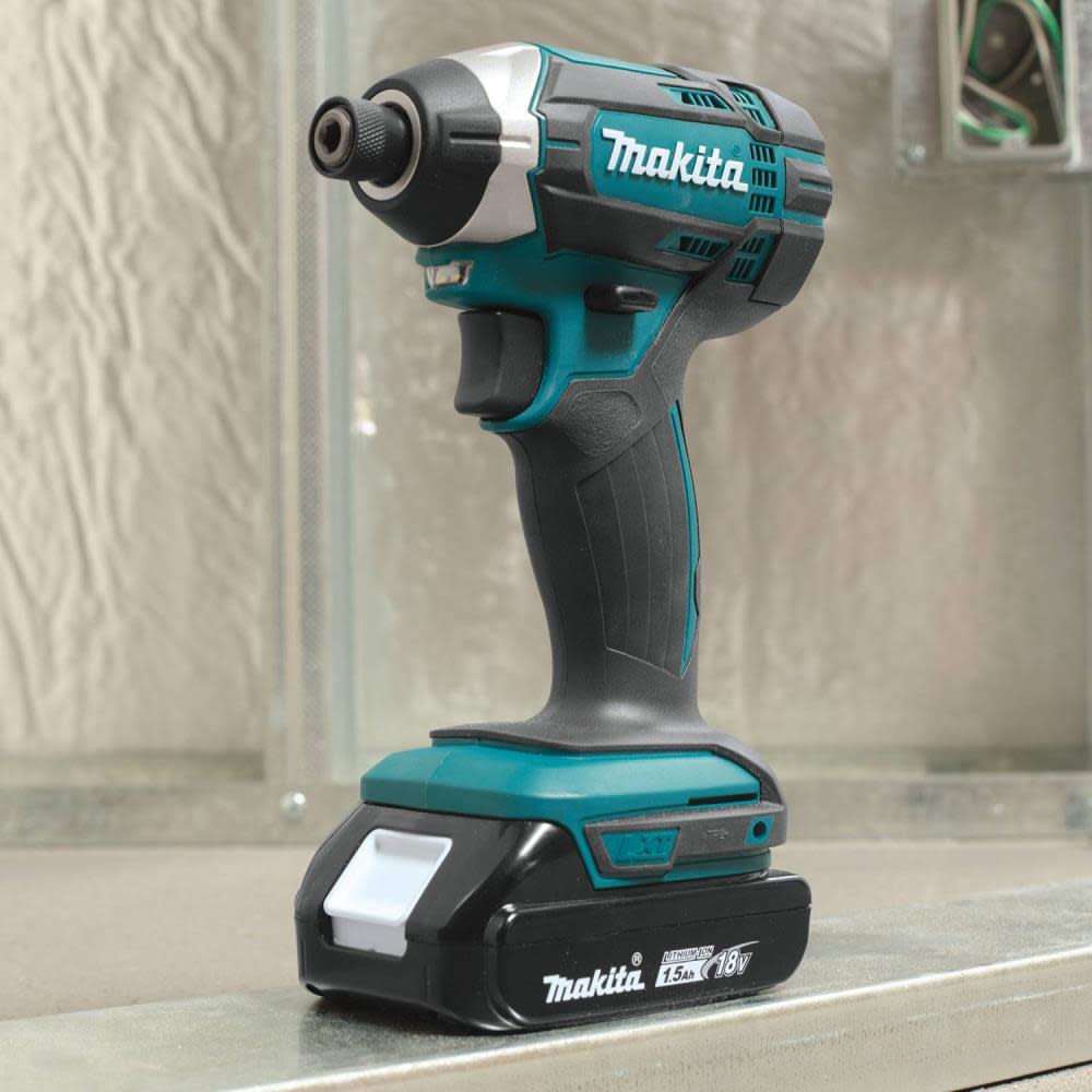 Makita 18V LXT? Lithium-Ion Compact Cordless Impact Driver Kit (1.5Ah) ;