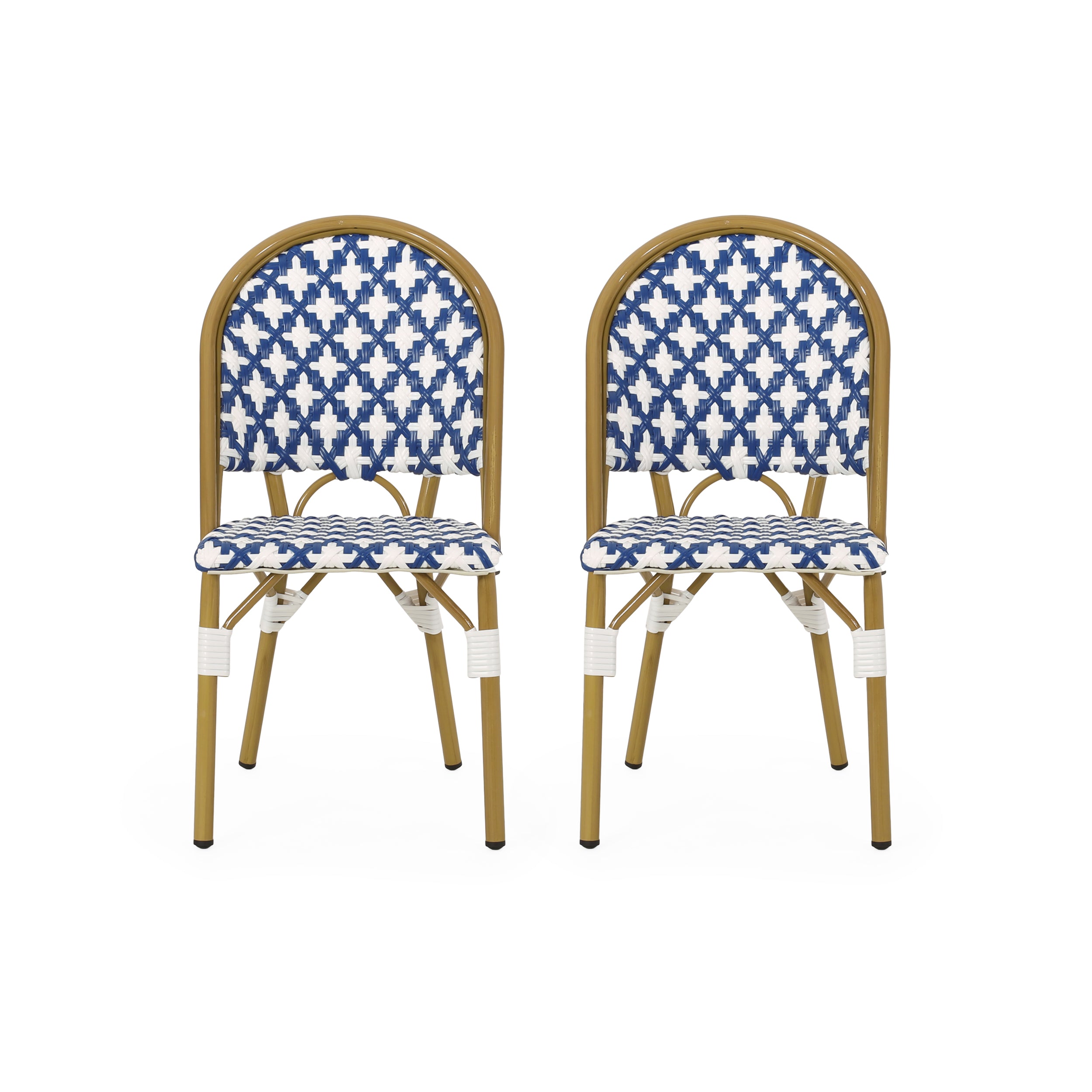 Jordy Outdoor French Bistro Chair (Set of 2)