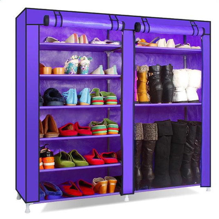 Ktaxon Portable Shoe Rack Boot Shelf Shelves Storage Closet Organizer Cabinet w/ Cover