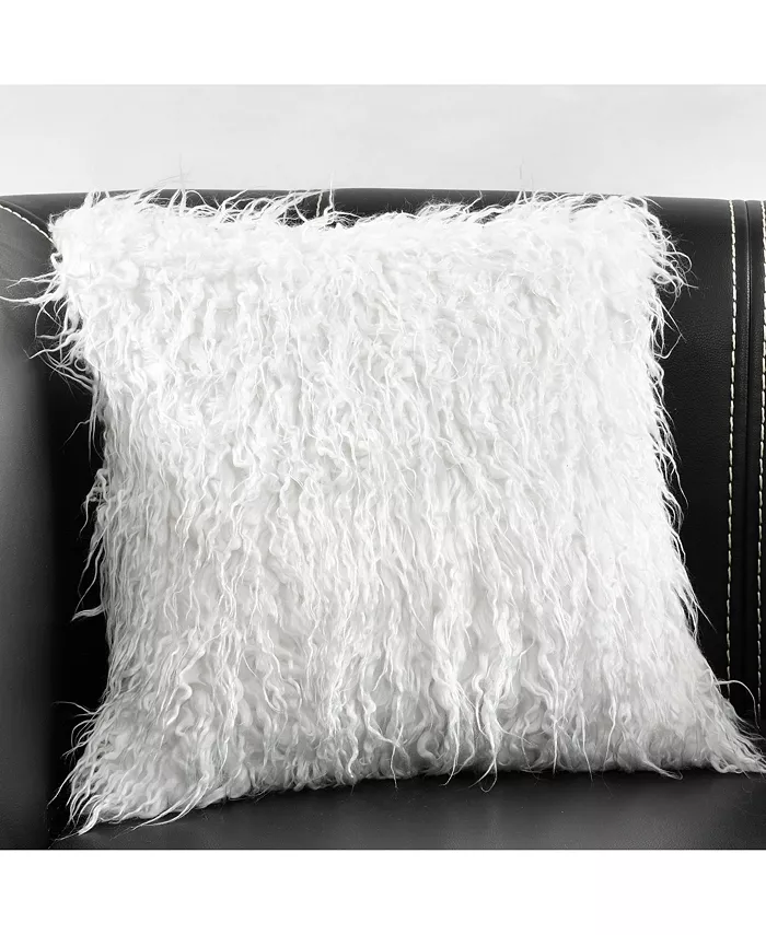 Lush Dandeacute;cor Luca Faux Fur Decorative Pillow