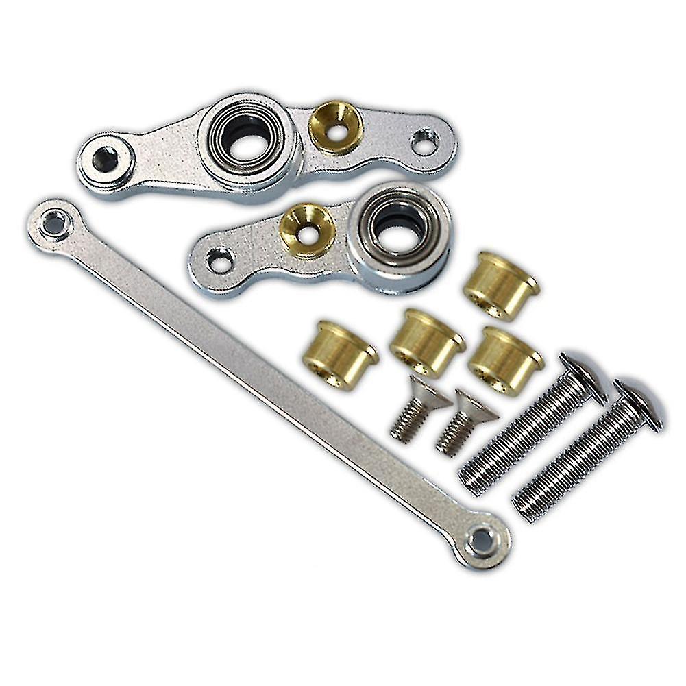 Metal Steering Components Steering Assembly For Df01 Ta01 Ta02 M1025 Rc Car Upgrades Parts Accessor