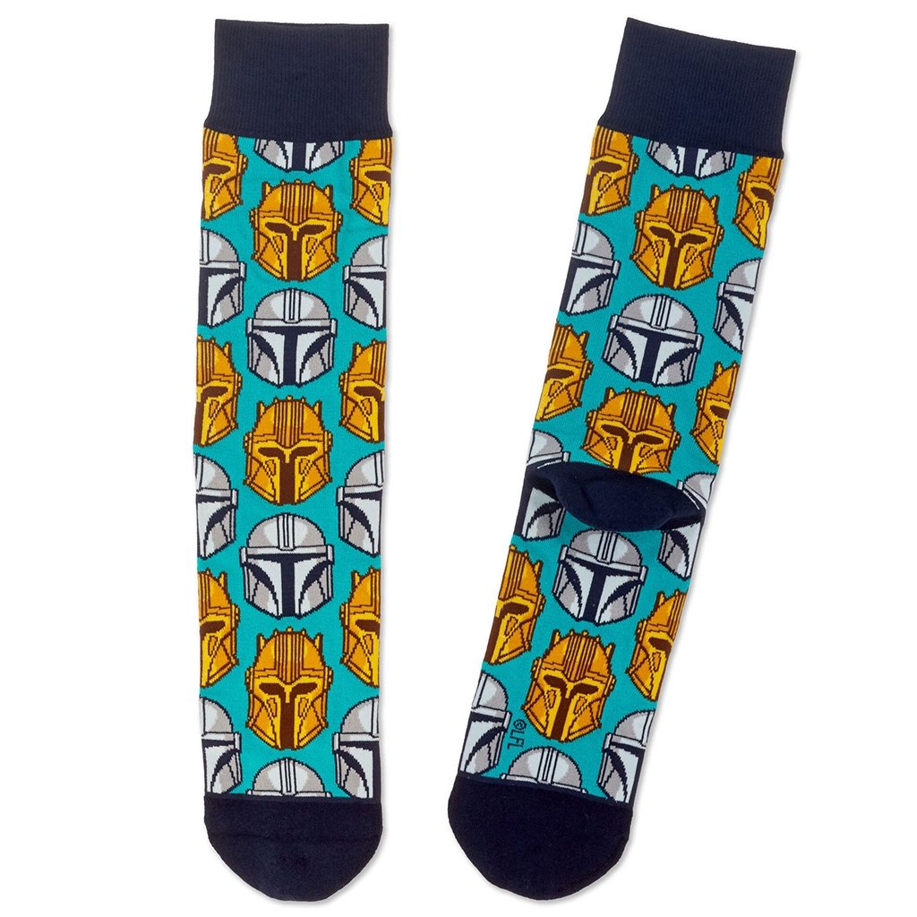 Hallmark  Star Wars The Mandalorian™ Helmet Novelty Crew Socks