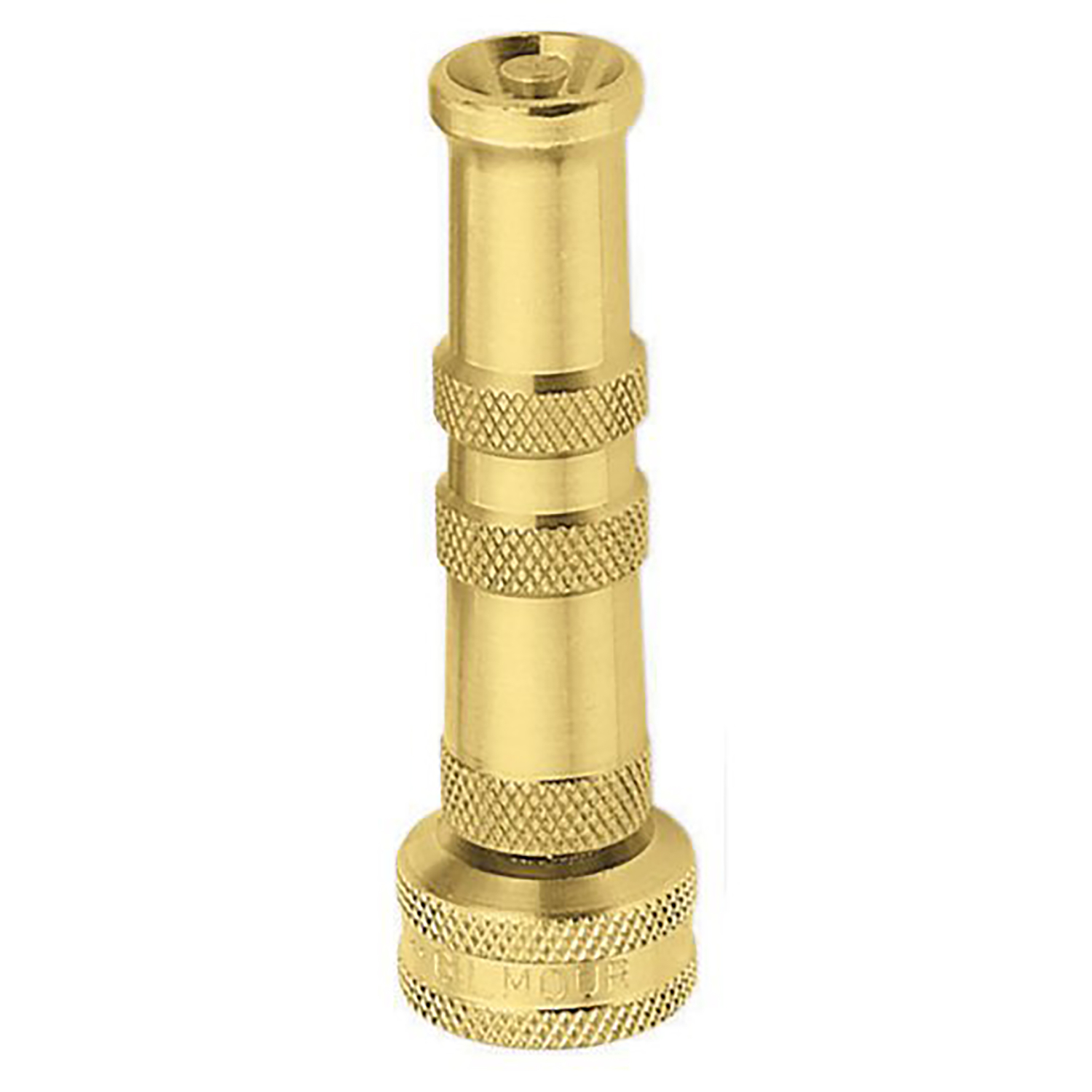 Gilmour Adjustable Twist Brass Heavy-Duty Hose Nozzle