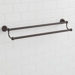 Glacier Bay Mandouri Series 24 in. Double Towel Bar in Bronze 262A-1327H2