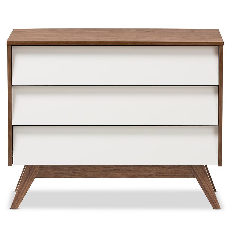 Baxton Studio Hildon 3-Drawer Dresser