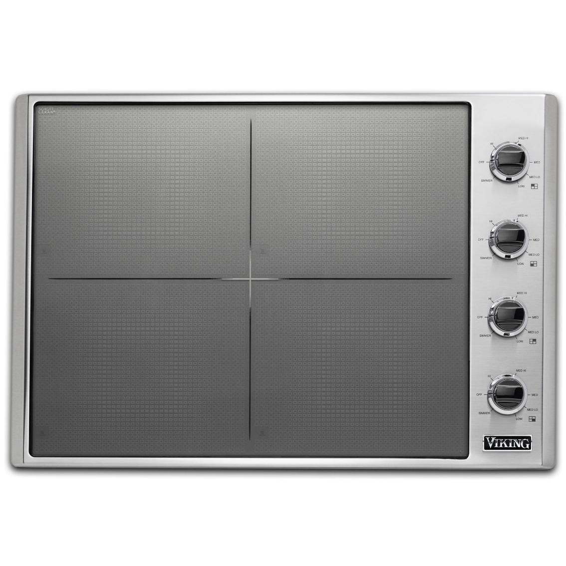 Viking 30-inch Built-in Induction Cooktop with MagneQuick Elements VICU5301-4BST