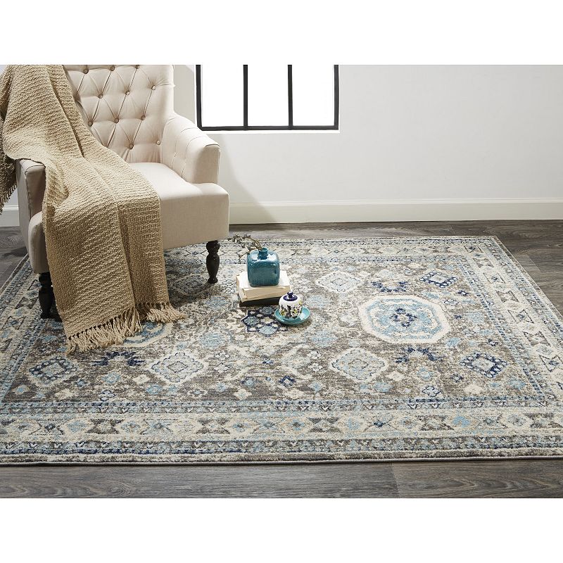 Weave and Wander Bellini Gray Traditional Area Rug