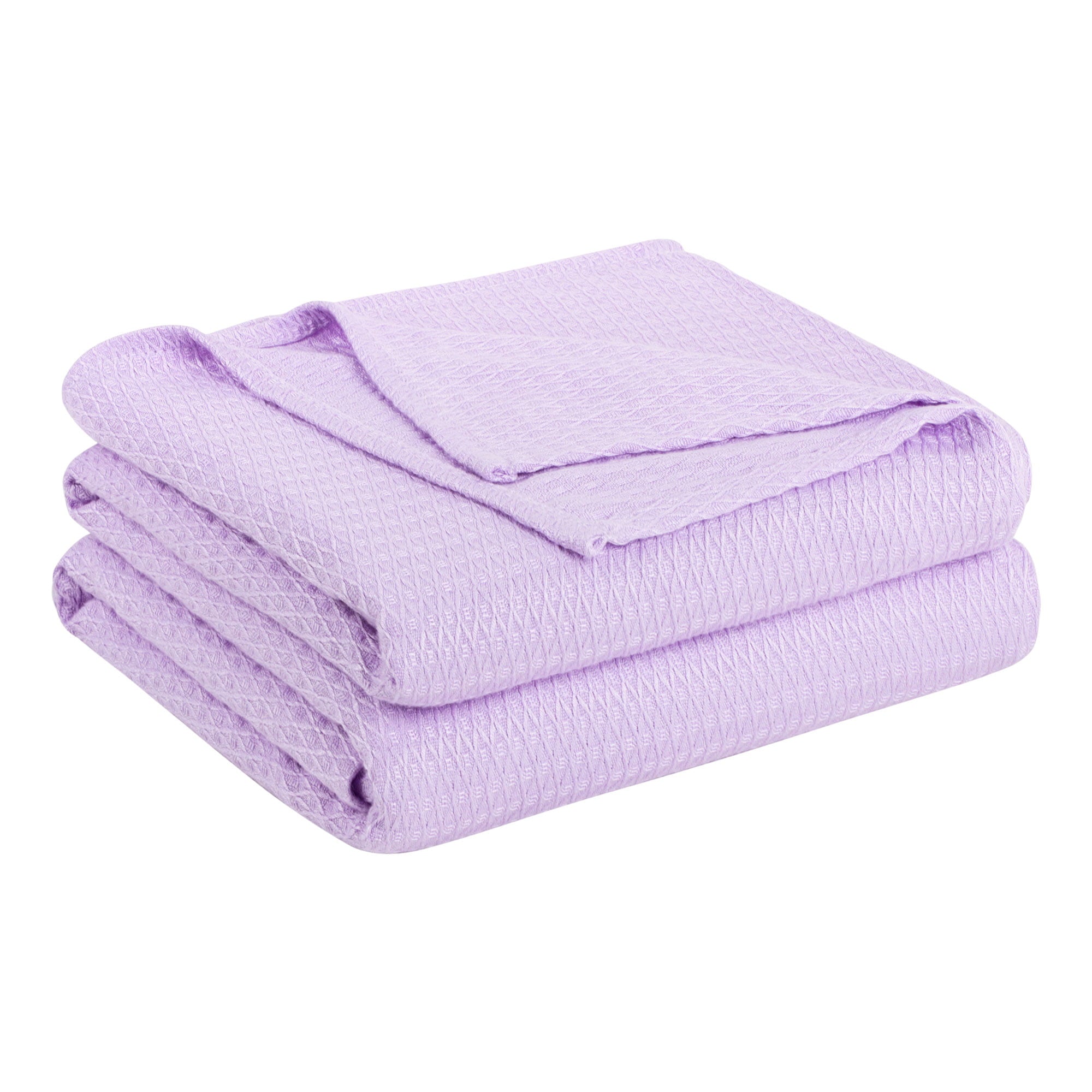 PiccoCasa Bamboo Fiber Blanket Cooling Breathable Bed Blanket Lavender Twin