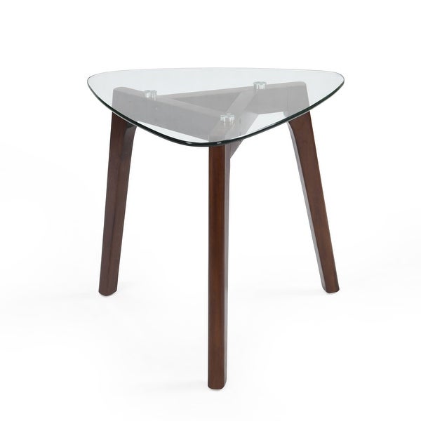 Wasco Indoor Wood and Glass End Table by Christopher Knight Home