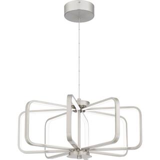 Hampton Bay Birmingham 35-Watt Brushed Nickel Integrated LED Pendant HD7995A2