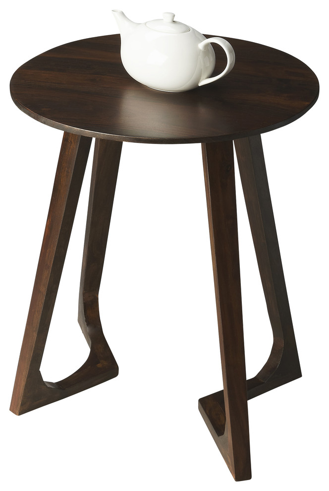 Devin Dark Brown Accent Table  2040140   Midcentury   Side Tables And End Tables   by Butler Specialty Company  Houzz