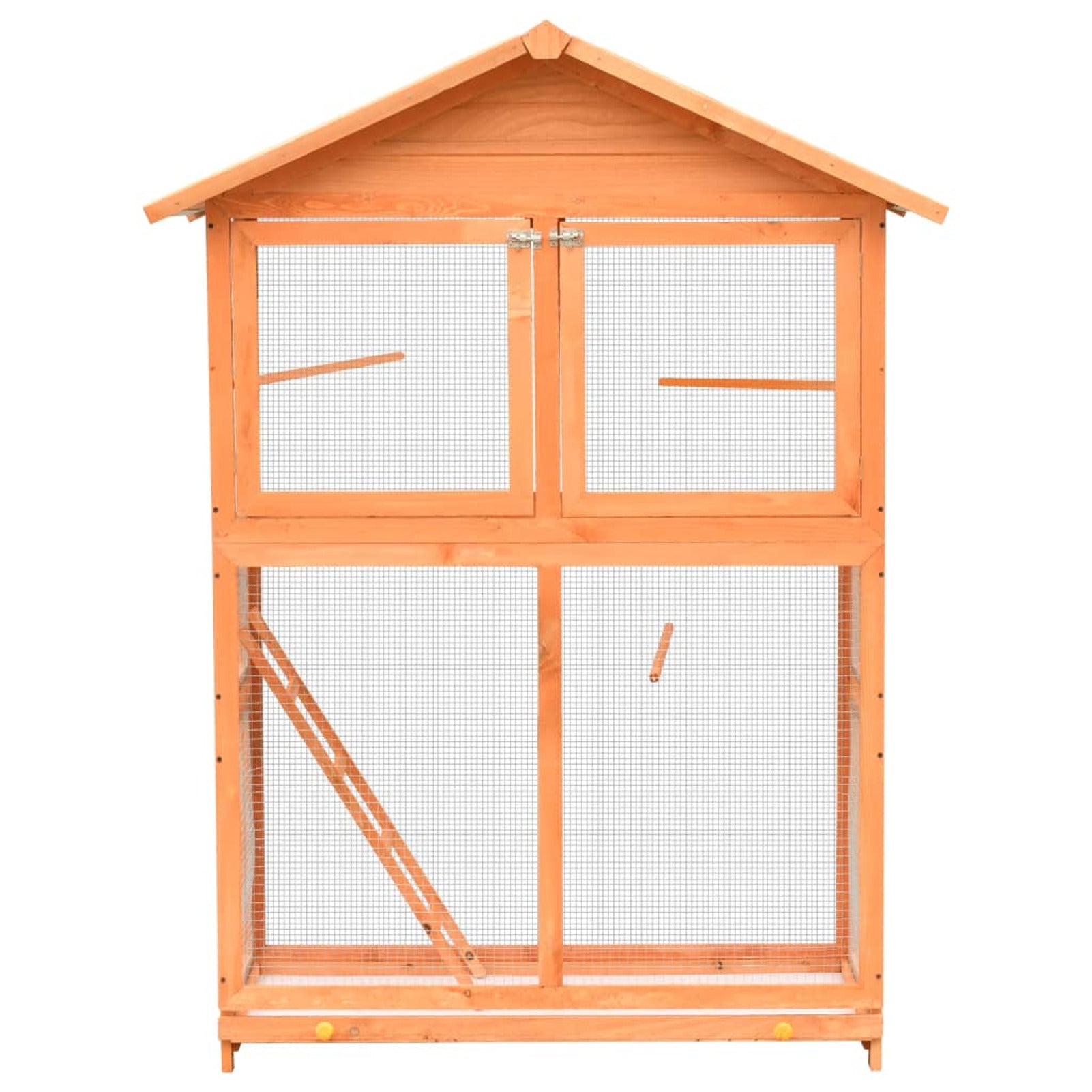 Andoer Bird Cage Solid Pine and Fir Wood 49.4