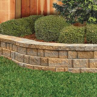 Pavestone ProMuro 6 in. x 18 in. x 12 in. San Diego Tan Concrete Retaining Wall Block (40 Pcs.  30 Face ft.  Pallet) 11016075