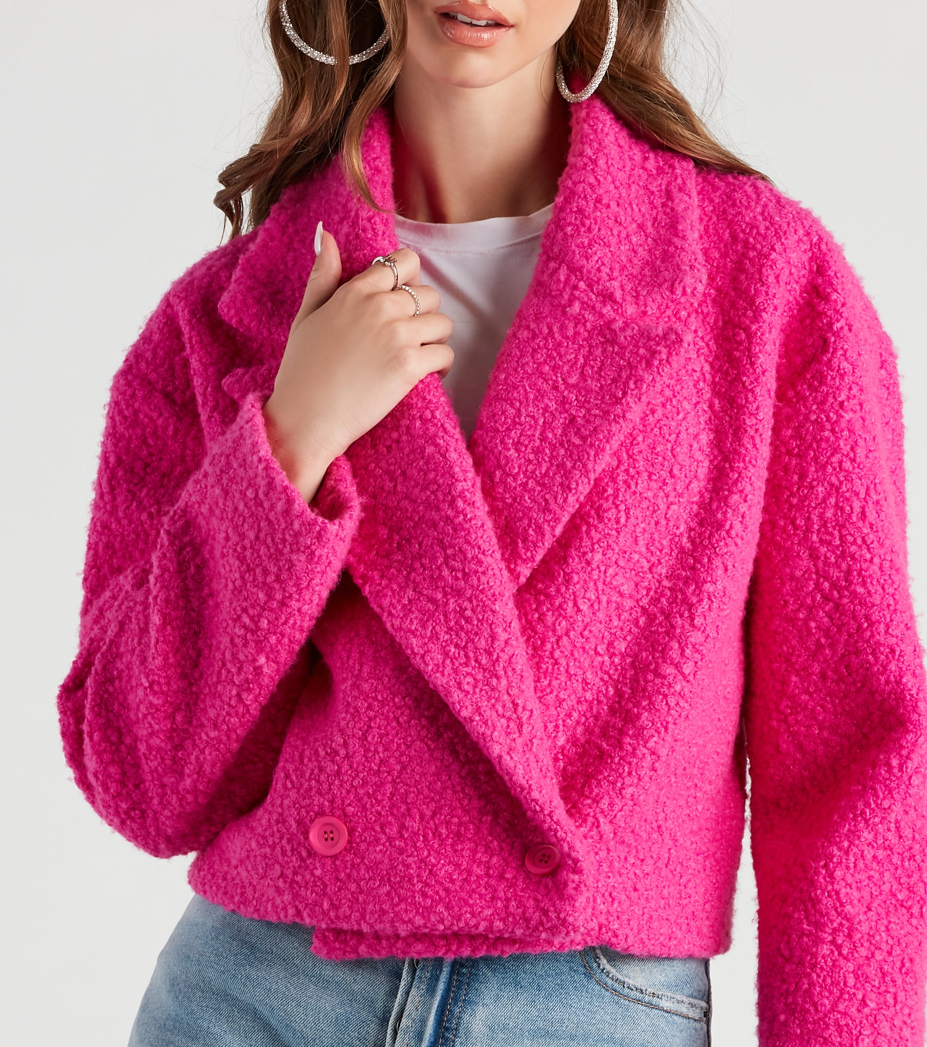 Cozy In The City Faux Sherpa Coat