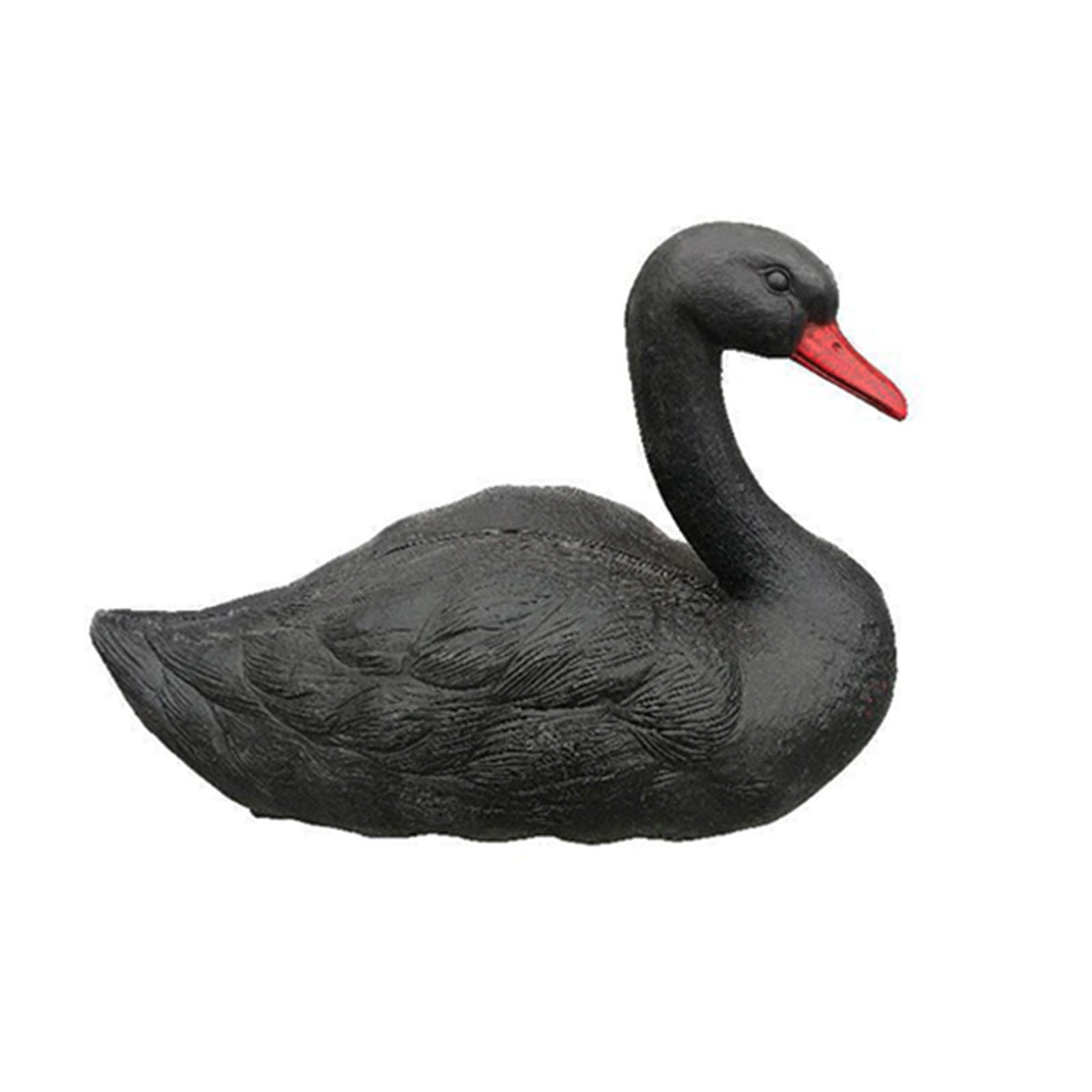 Swan Decoys 3D Lifelike Floating Swan Statues Swan Decoration Pond Sculpture Duck Deterrent for Pool/Yard