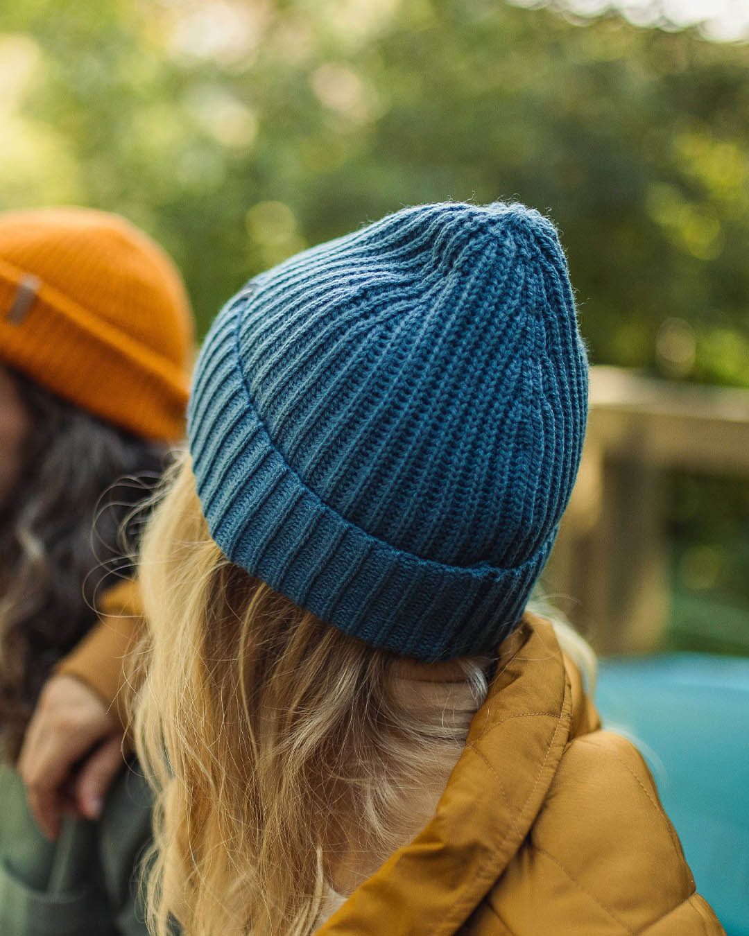 Fisherman Recycled Beanie - Blue Steel