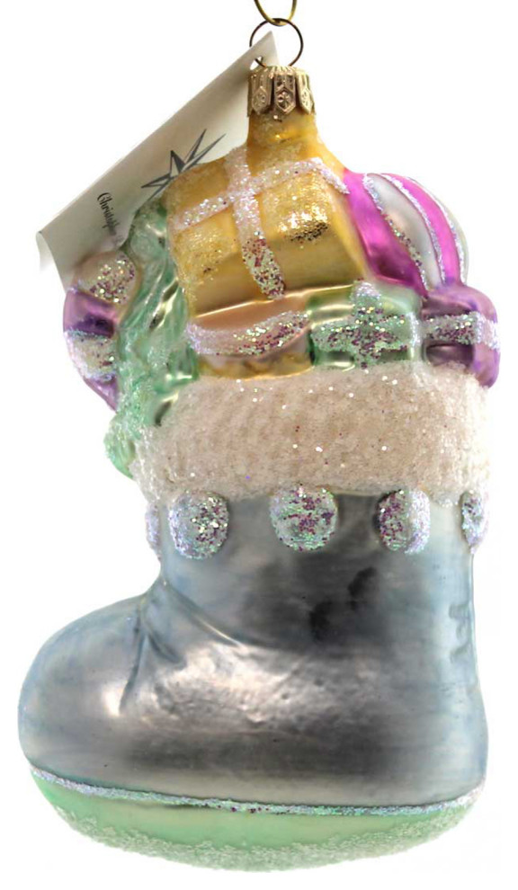 Christopher Radko BEAUTIFUL BOOTYFULL Glass Sugar Frost Follies   Christmas Ornaments   by Story Book Kids Inc  Houzz