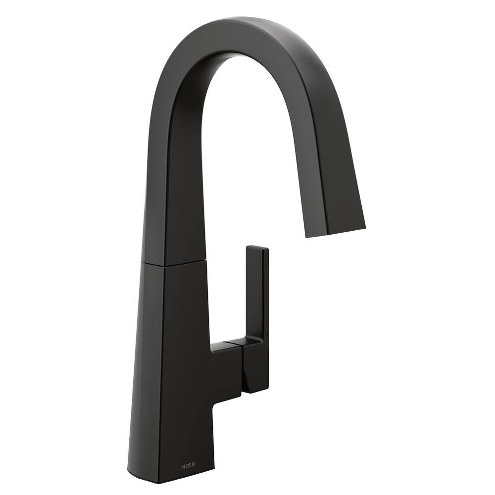 MOEN Nio Single-Handle Bar Faucet in Matte Black S55005BL