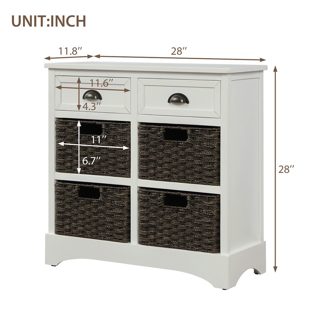 TiramisuBest Storage Cabinet with Drawers  Accent Furniture