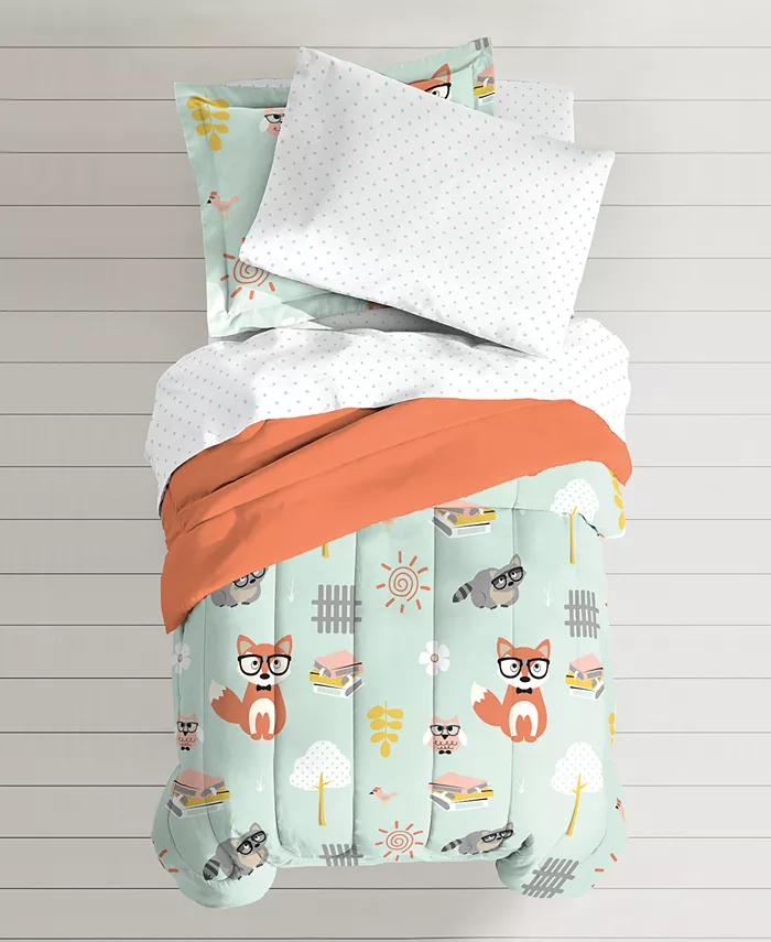 Macys Dream Factory Woodland Friends Twin Comforter Set