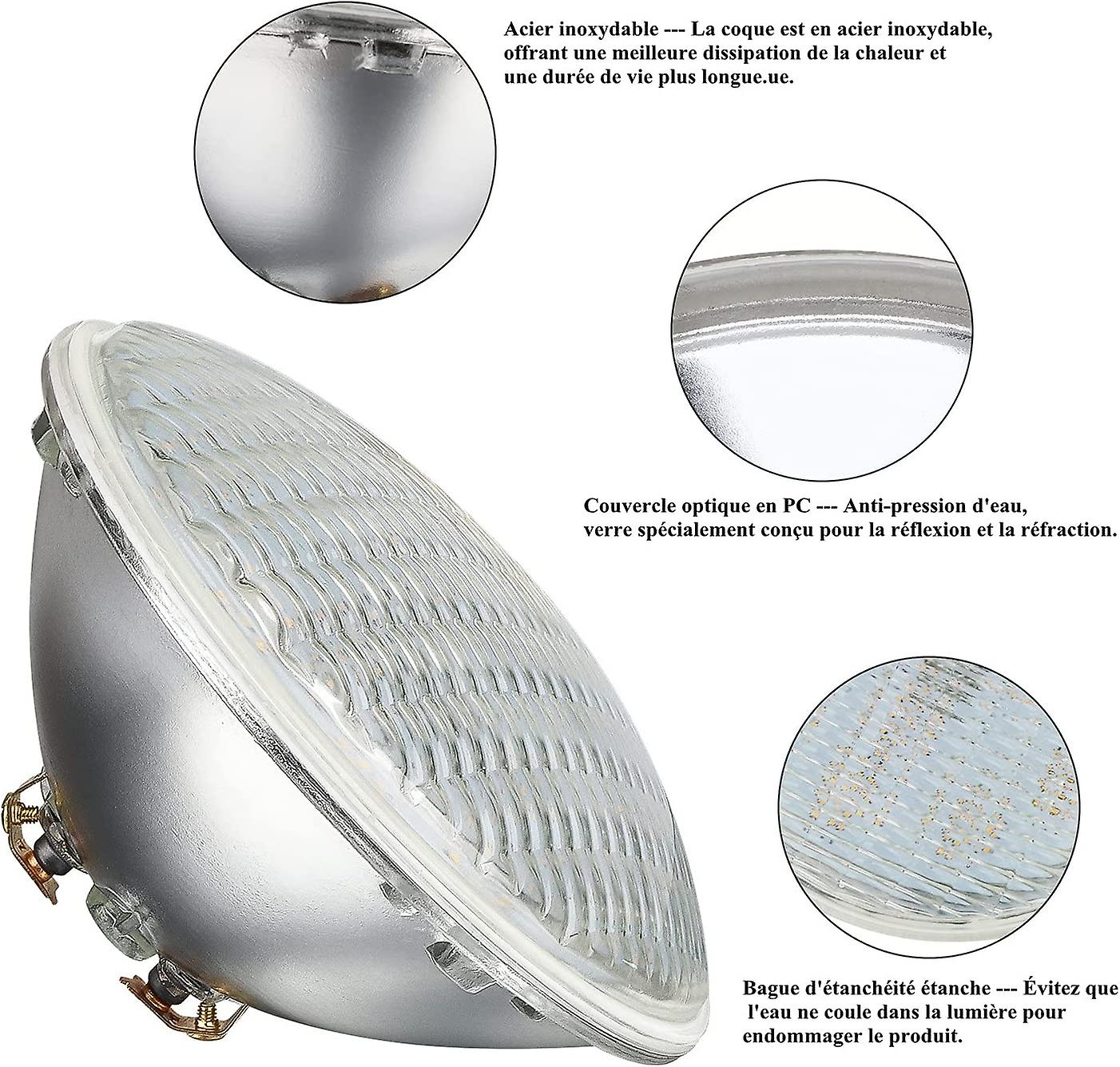 35w Warm White Led Pool Light， Par56 Waterproof Ip68，submersible  12v Ac/dc