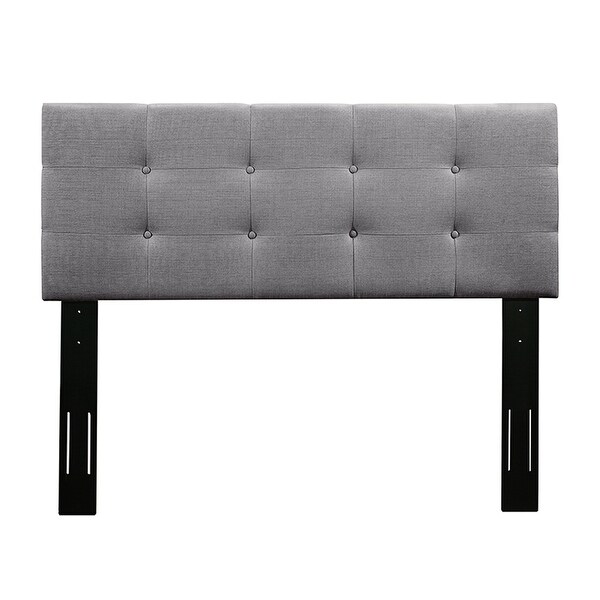 Mid-Rise Fabric Upholstered Panel Headboard - - 36288418