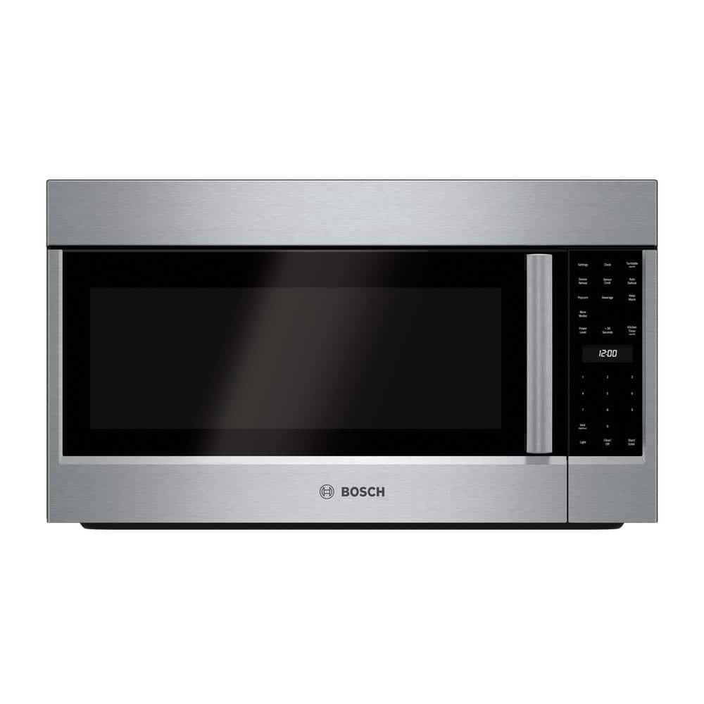 Bosch 500 Series 30 in 21 cu ft Over the Range Microwave in Stainless Steel