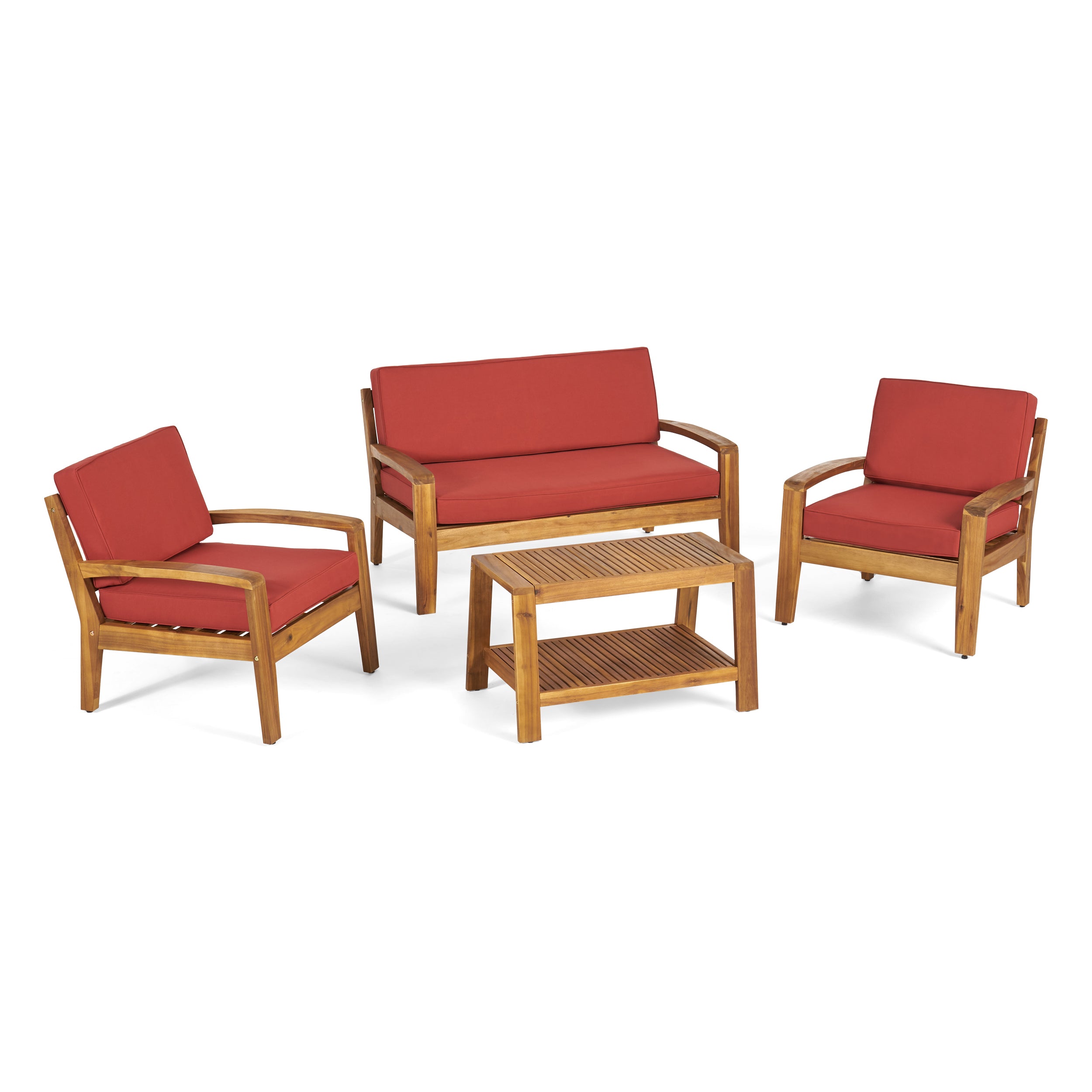 Parma 4pc Outdoor Sofa Set w/ Cushions