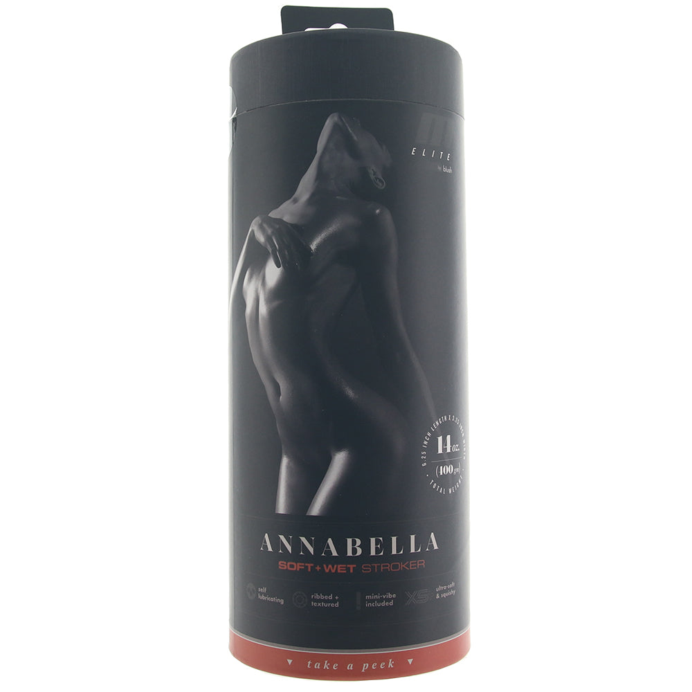 M Elite Soft and Wet Annabella Self Lubricating Stroker